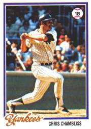 1978 Topps Baseball Cards      485     Chris Chambliss